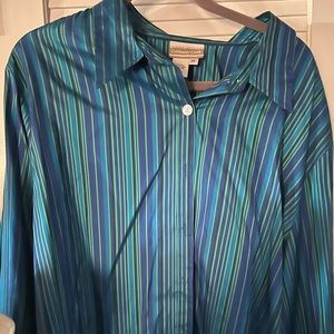 Coldwater Creek women’s plus size striped shirt